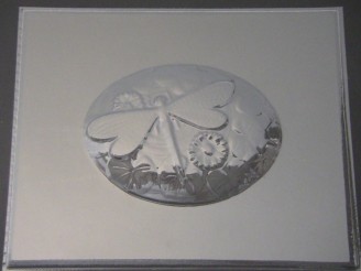 2504 Dragonfly Plaque Chocolate Candy Mold